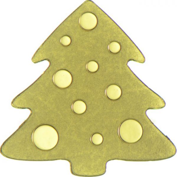 Vánoční strom, zlatá mince