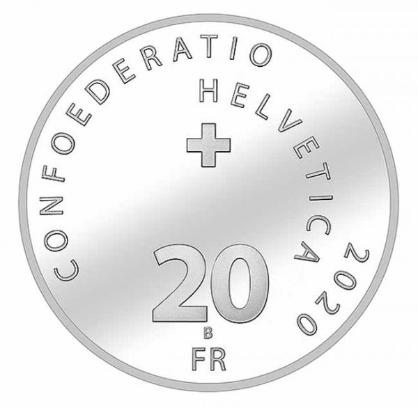 20 frank Stříbrná mince Sustenpass
