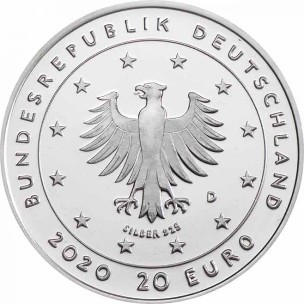 20 Euro Stříbrná mince Grimmovy pohádky - O sedmi kůzlátkách PP