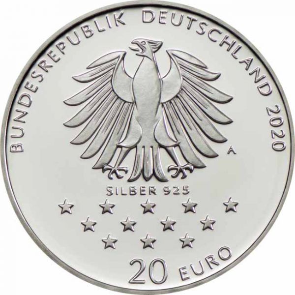 20 Euro Stříbrná mince Baron von Münchhausen
