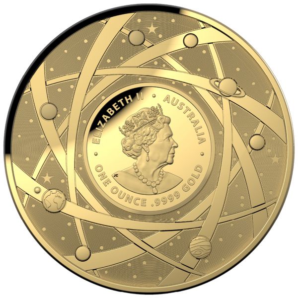 100 dolar Zlatá mince Mléčná dráha - finální vydání ze série Earth and Beyond Serie! 1 Oz