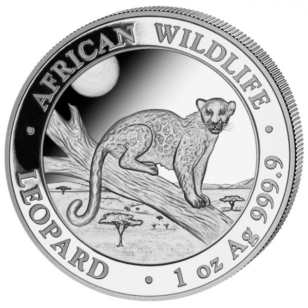 Leopard 2021, 1 oz stříbra