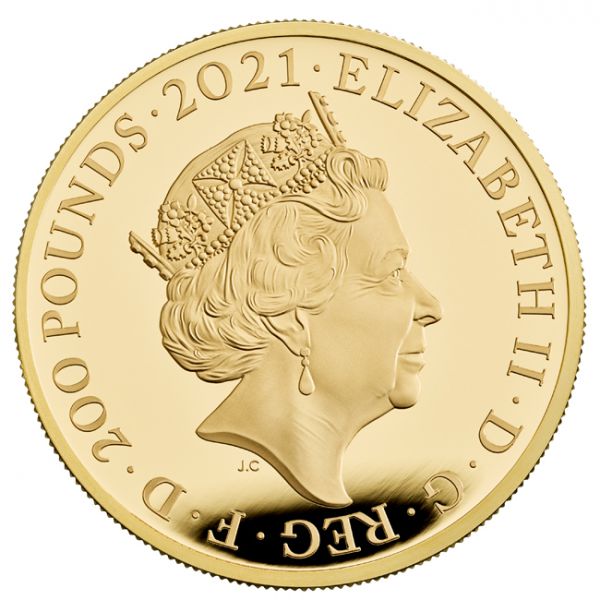 200 libra Zlatá mince The Who 2 Oz