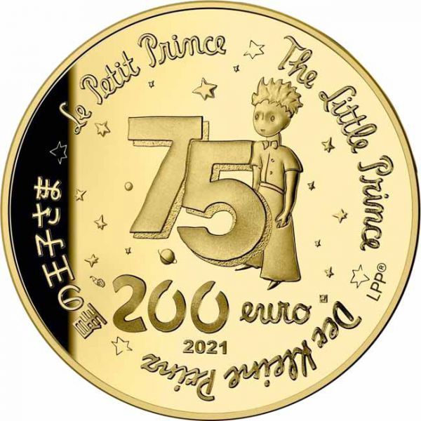 200 Euro Zlatá mince Malý princ 1 Oz                               