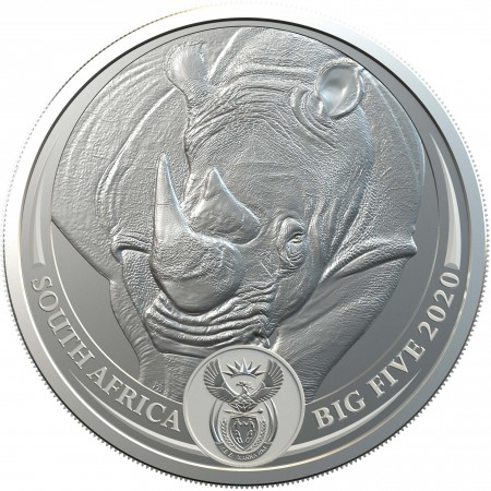 Stříbrná mince Big Five - Nosorožec 1 Oz