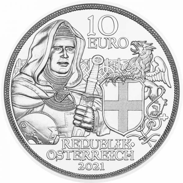 10 Euro Stříbrná mince Bratrství 1/2 Oz