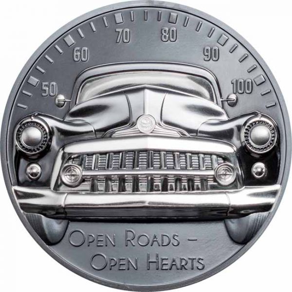 Klasické auto - Open Roads, 2 Oz stříbra