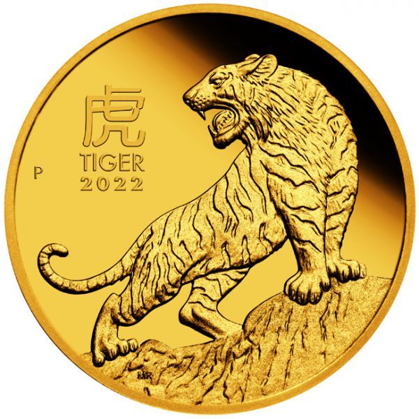 100 dolar Zlatá mince Lunární Tygr 1 Oz