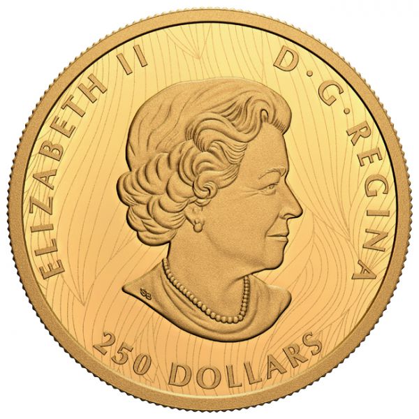 250 dolar Zlatá mince Zubr