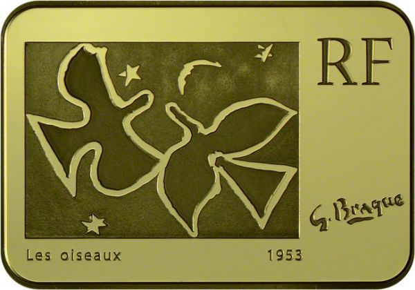 100 Euro Kubismus: Georges Braque zlato