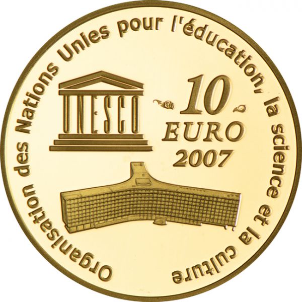 Zlatá mince Velká čínská zeď 2007, 1/4 oz zlata