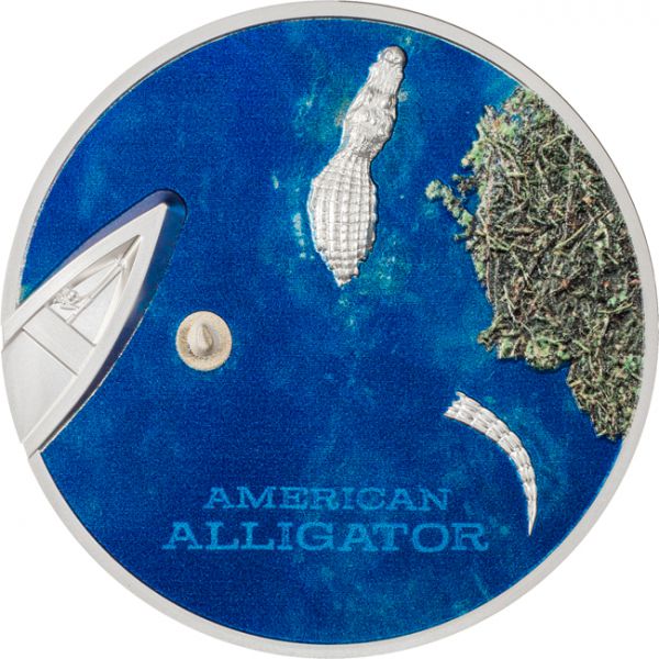 Stříbrná mince Americký aligátor 1 Oz