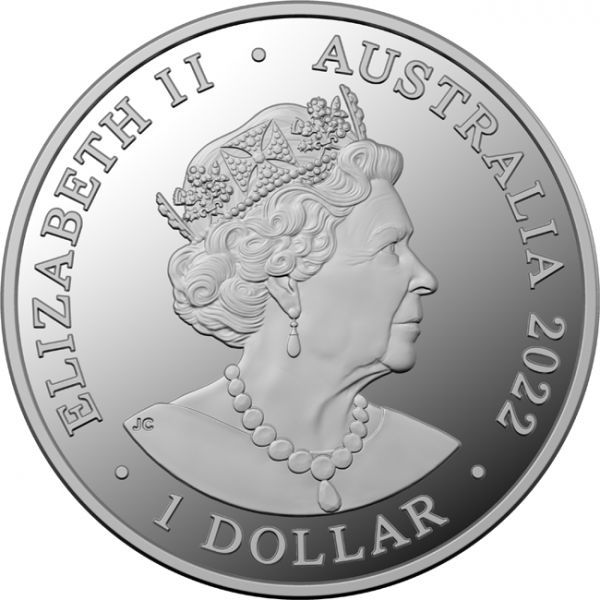 1 dolar mince Skákající klokan - 1/2 unce stříbro