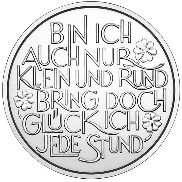 Stříbrná mince Žeton štěstí 2022