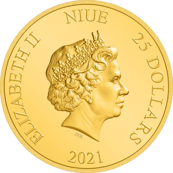 Zlatá mince Mandalorian 1/4 unce zlata