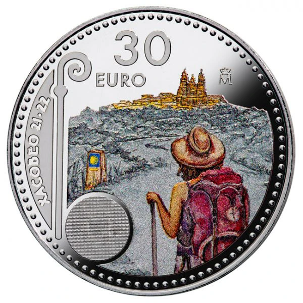 Svatojakubská cesta, stříbrná mince