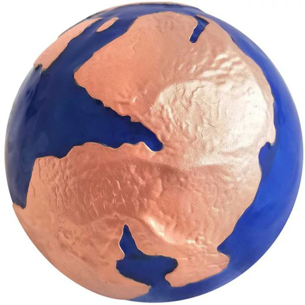 Modrý mramor  Pangea Superkontinent 3 oz stříbro