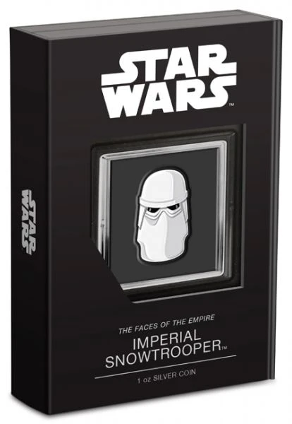 Faces of the Empire: Imperial Snowtrooper - 1 oz stříbrný / barevný