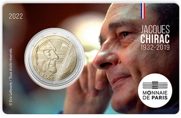 Jacques Chirac, mince v blistru, CuNi