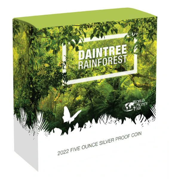 Deštný prales Daintree 5 Oz stříbrný