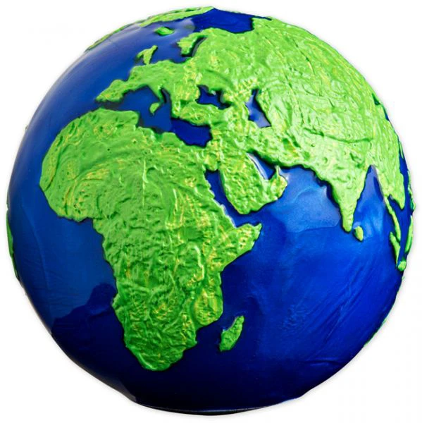 Modrý mramor: Zelená planeta Země 3 unce stříbra