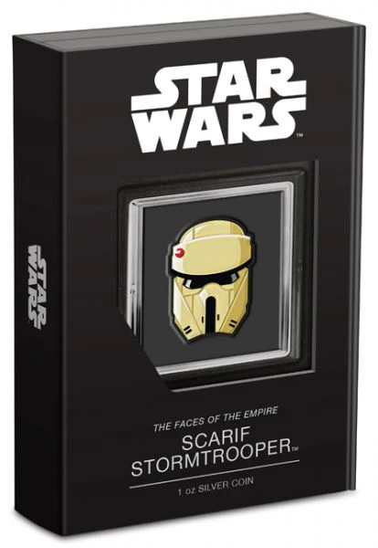 Faces of the Empire: Scarif Stormtrooper 1 unce stříbra