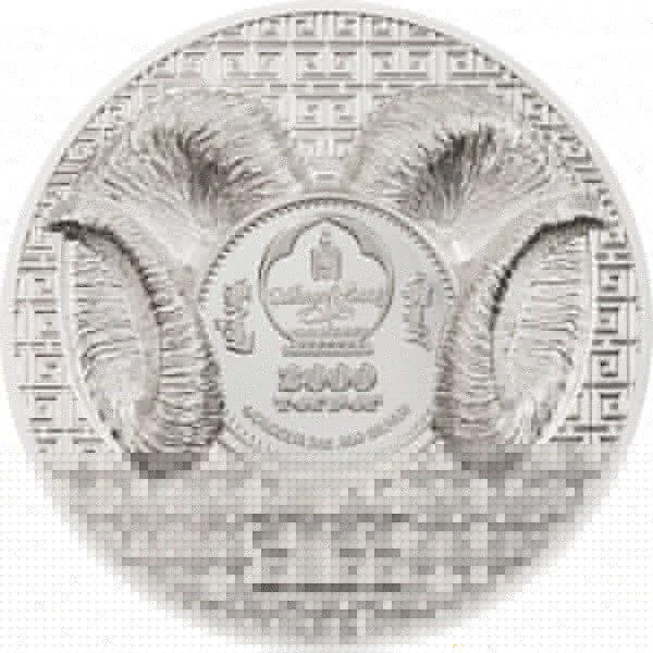 Nádherná 3 uncová stříbrná mince s ultra vysokým reliéfem