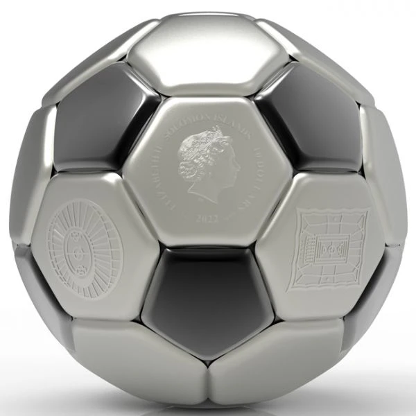Mistrovství světa ve fotbale FIFA Katar 2022 Fotbal 3 unce stříbra