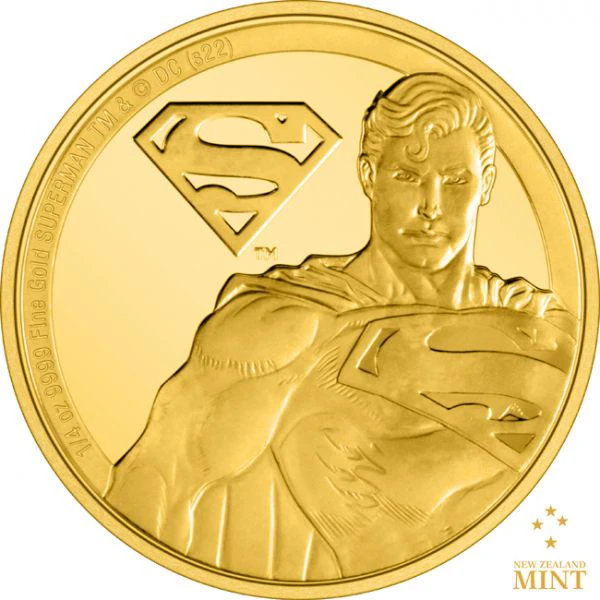 Superman 1/4 unce zlata