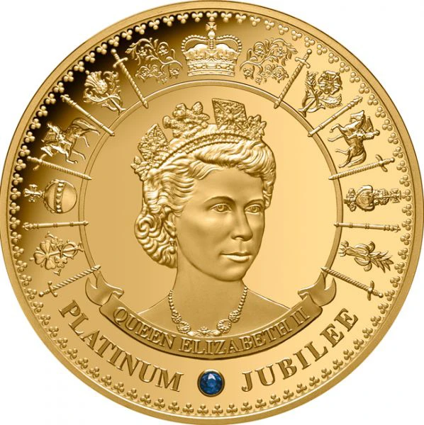 Platinové jubileum královny Alžběty II 1 oz zlata