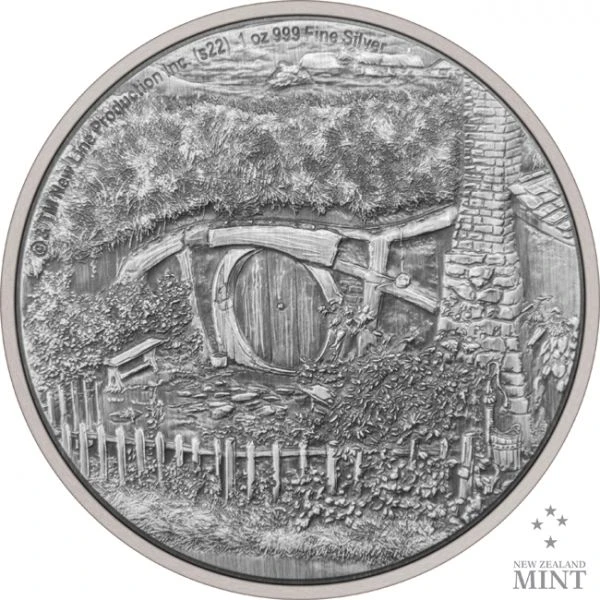 Stříbrná mince Kraj (The Shire) 1 unce