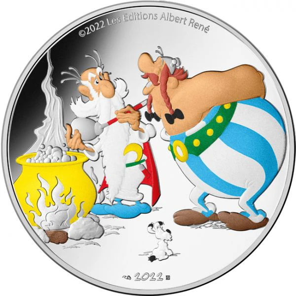 Asterix 5 oz stříbrný / barevný