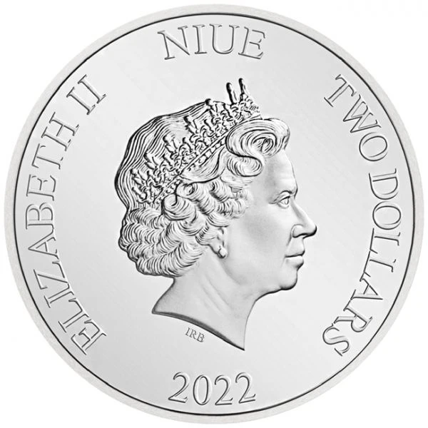 Pomsta královny Anny 1 unce stříbrné mince