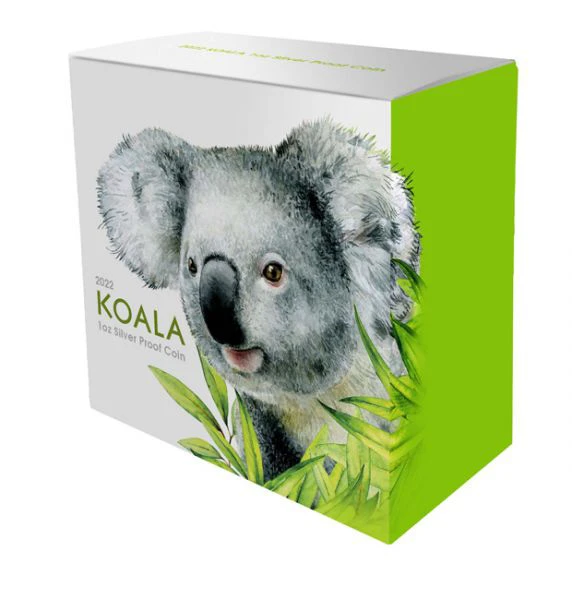 Koala & Mládě 1 oz stříbro