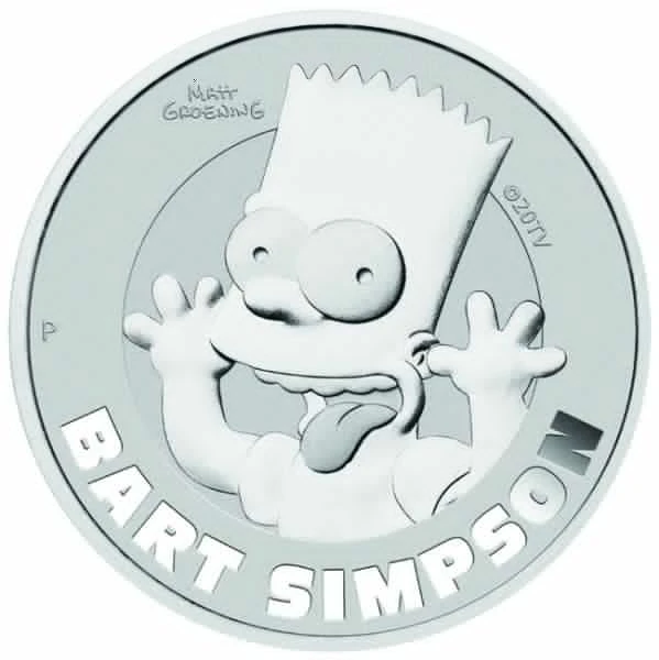 Bart Simpson 1 unce stříbra