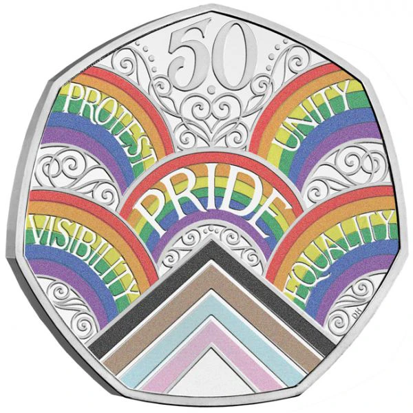 50. výročí Pride stříbro 
