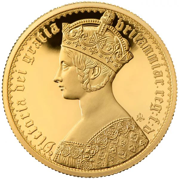 Viktoriina gotická koruna - 1 unce zlata