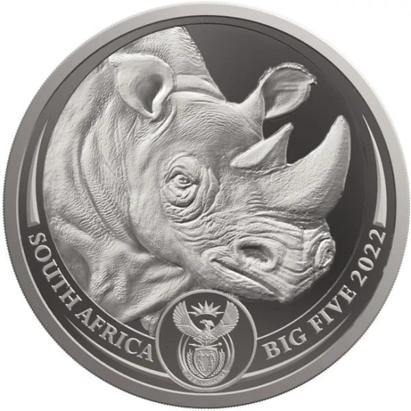 Velká pětka II - Nosorožec 1 uncová platinová mince