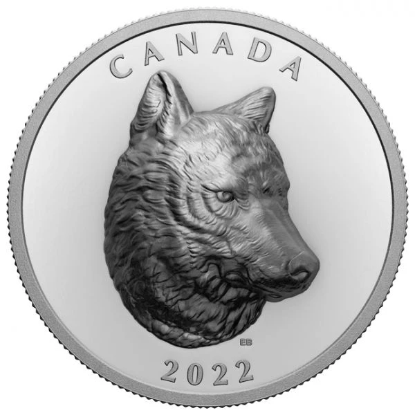 Timberwolf - poslední vydání kanadské série portrétů divoké zvěře