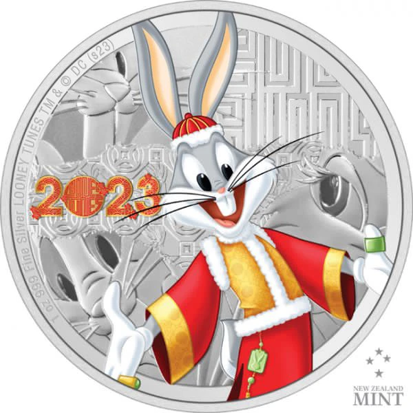 Bugs Bunny Lunární 1 unce stříbra