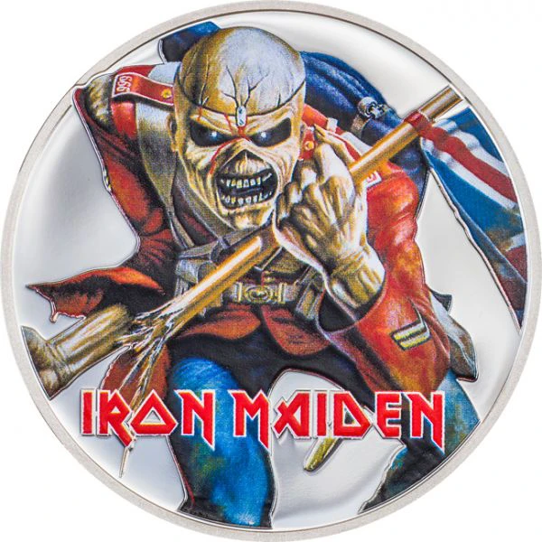Iron Maiden: Eddie the Trooper 1 unce stříbra