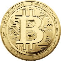 Zlatá minca Bitcoin 1 Oz 2022