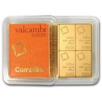 Zlatý zliatok Valcambi 10x1/10 Oz Combibar 