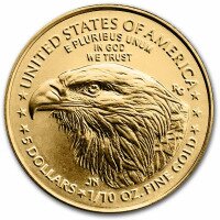 Zlatá minca  American Eagle 1/10 Oz-2023