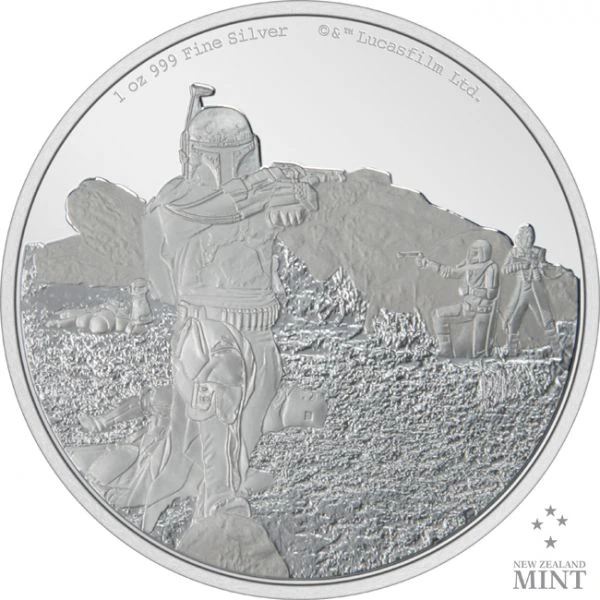 Mandalorian - Bob Fett, 1 oz stříbra