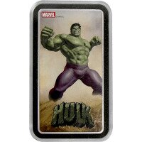 Strieborný zliatok Hulk edícia Marvel 1000 g