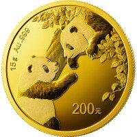 Zlatá minca Panda 15 g - 2023