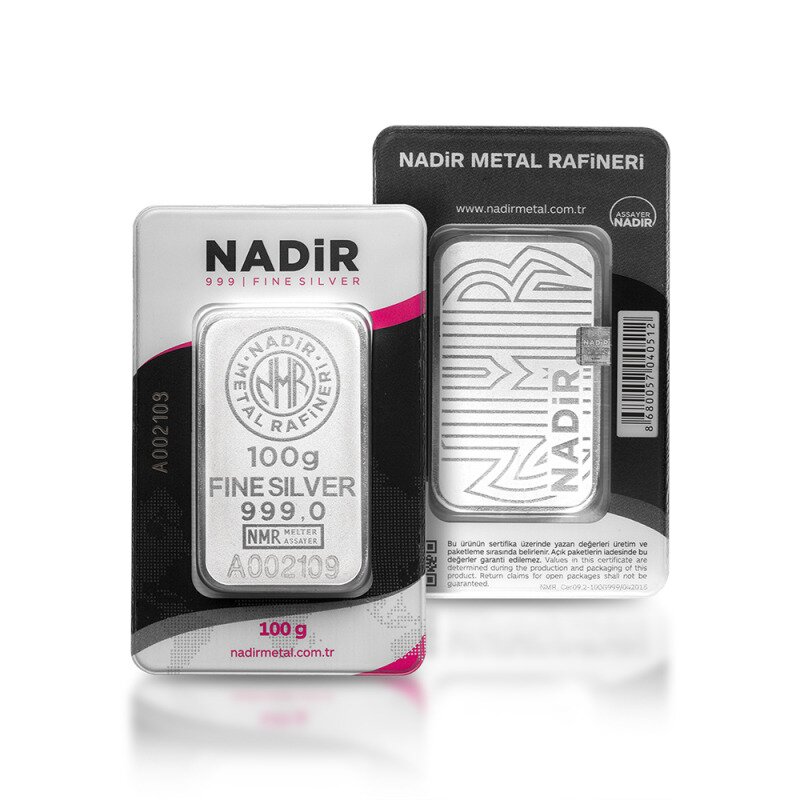 Strieborný zliatok 100 g Nadir Metal Rafineri