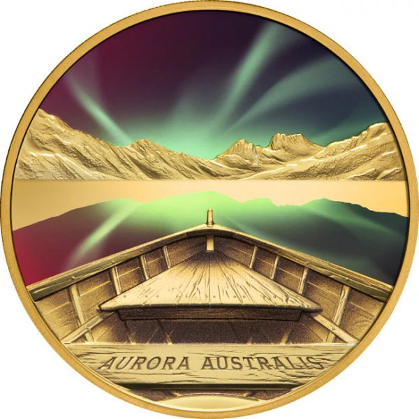 Jižní polární záře 2022 (Aurora Australis) 1 unce zlata