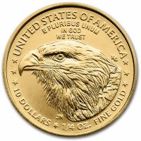 Zlatá minca American Eagle 2026, 1/4&nbsp;oz